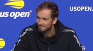 Daniil Medvedev addresses the media at US Open.